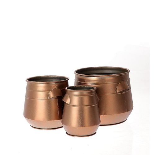 Homedeco Dhaka Übertopf Set von 3 D34X27cm