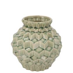 Keramik Vase Gia grün 15x15x15cm