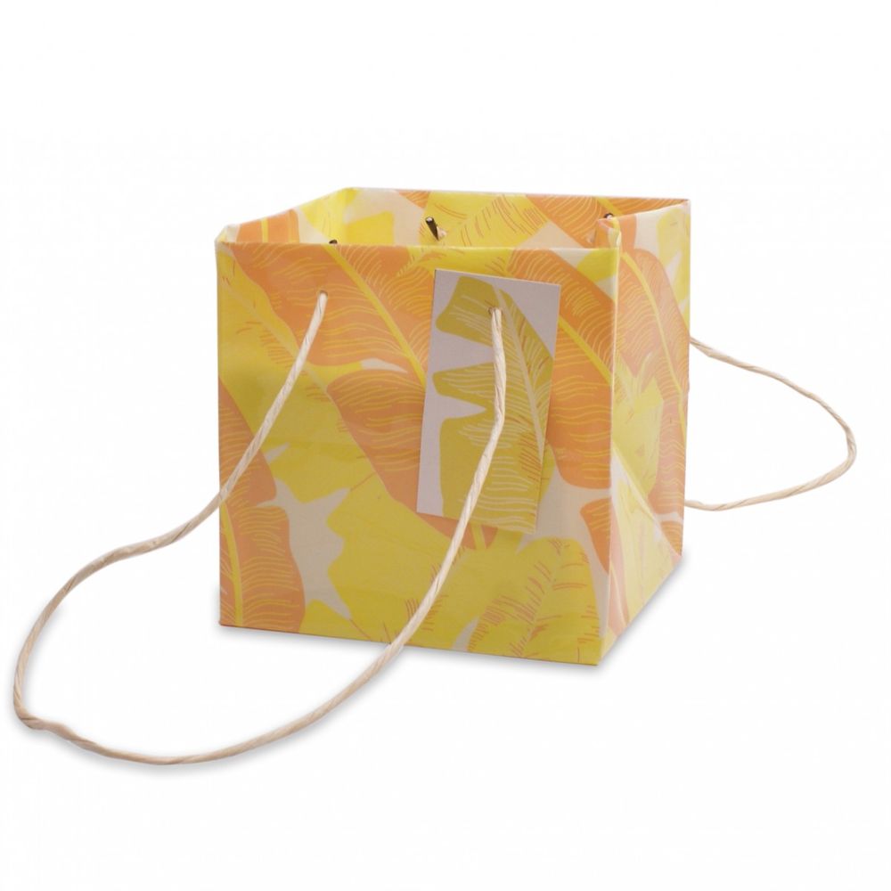 Tasche Urban gelb 16x16x16cm