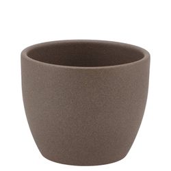 Keramik Orchidee Übertopf braun D08cm