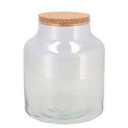 Glas Terrarium +Kork 18x18x20cm