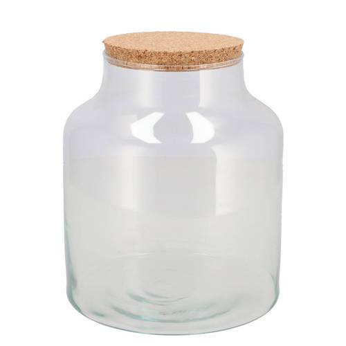 Glas Terrarium +Kork 18x18x20cm