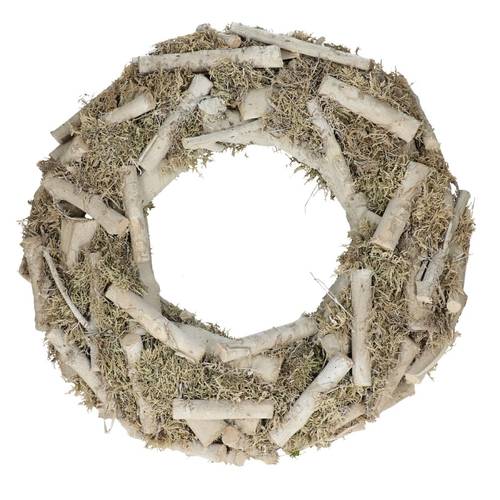 Kranz mix grau Milka Birch D45cm