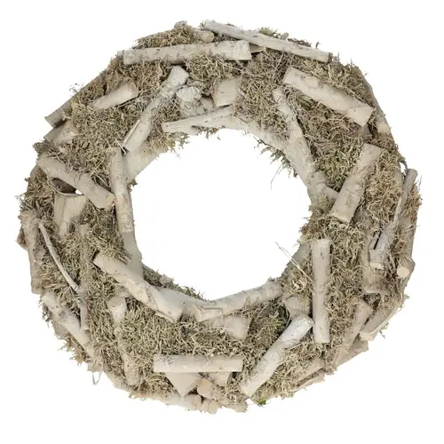 Kranz mix grau Milka Birch D45cm