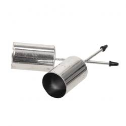 Kerzenhalter silber D02.5cm H06cm x4 
