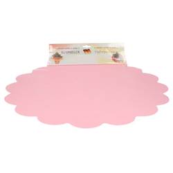 Dekostoff Blatt Blumella rosa D54cm x25