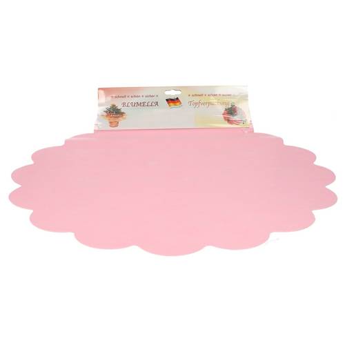 Dekostoff Blatt Blumella rosa D54cm x25