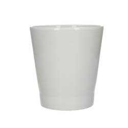 Keramik Orchidee Topf weiss D13cm H14cm