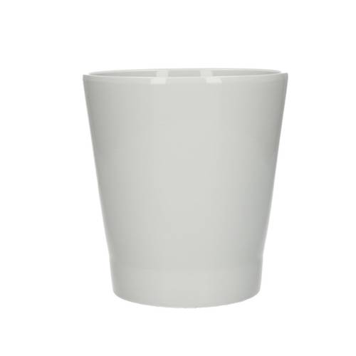 Keramik Orchidee Topf weiss D13cm H14cm