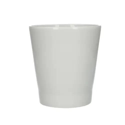 Keramik Orchidee Topf weiss D13cm H14cm
