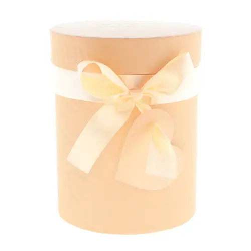 Hatbox Serenade lachsrosa D13cm H17cm