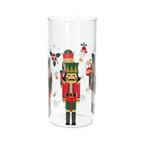 Deko Vase Nussknacker D09cm H25cm