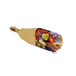 Trockenblumen Strauss Field violett L35cm
