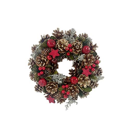 Kranz Weihnachten rot D30cm