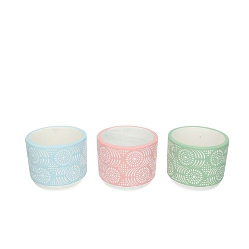 Keramik Übertopf Varese mix D10.5cm H10cm