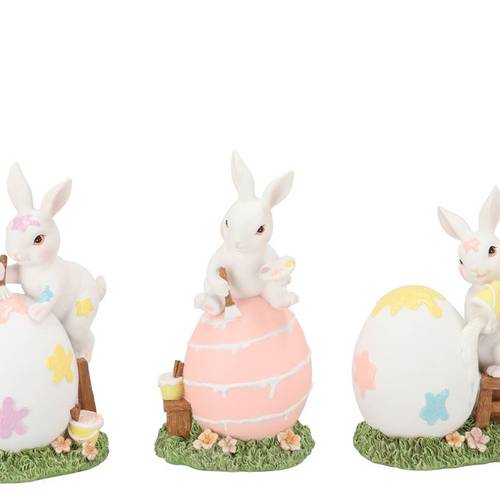 Hase Mimi mix pastel 11x10x20cm