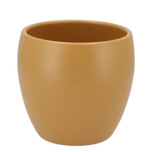 Keramik Übertopf Vinci senfgelb D14cm H13cm