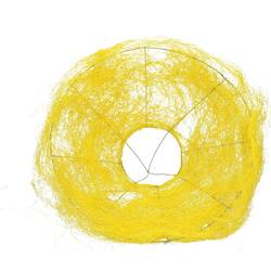 Strausshalter Sisal gelb D30cm
