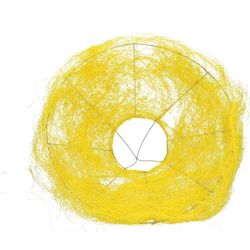 Strausshalter Sisal gelb D30cm