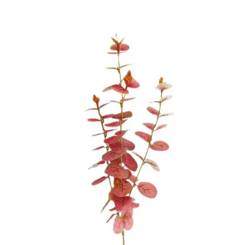 Seiden Eukalyptus bordeaux rot L80cm