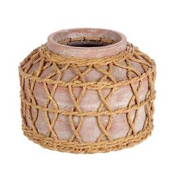 Keramik Vase Robano braun D11.5cm H16cm