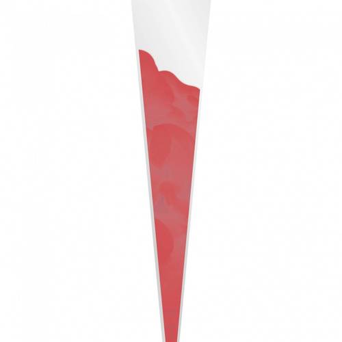 Tüte 1Rose rot 65*14*3cm x50