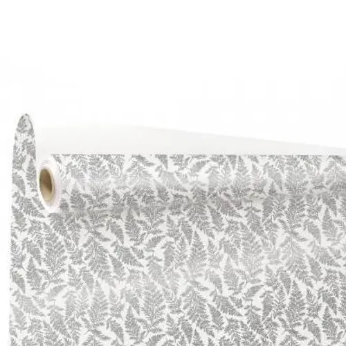 Papier Rolle 80cm Cyrielle weiss/grau 40m