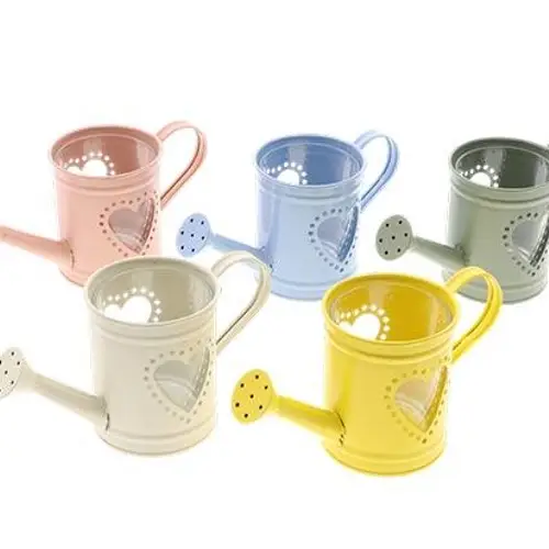 Teelicht Giesskanne mix D08cm H09.5cm