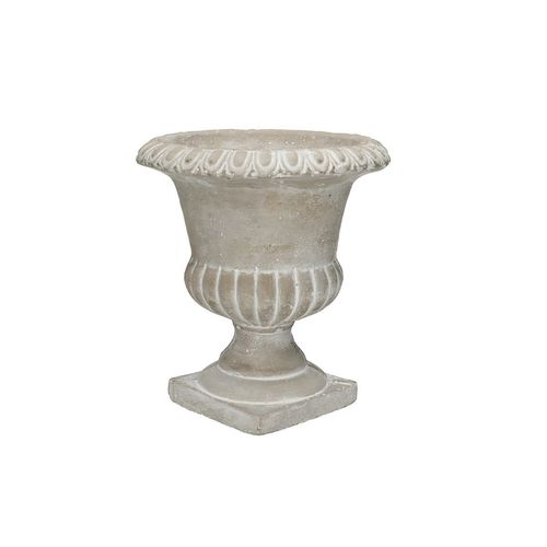 Keramik Übertopf Zelbio grau D16cm H18cm