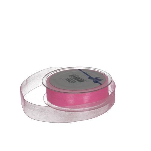 Band Organza rosa 25mm 50m