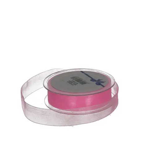 Band Organza rosa 25mm 50m