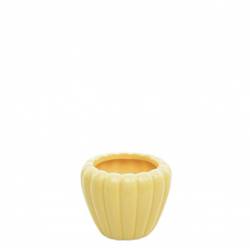 Keramik Topf Eva gelb D08.5cm H07cm