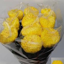 Chrys.Deko gelb Rivalry 125Gramm 80cm