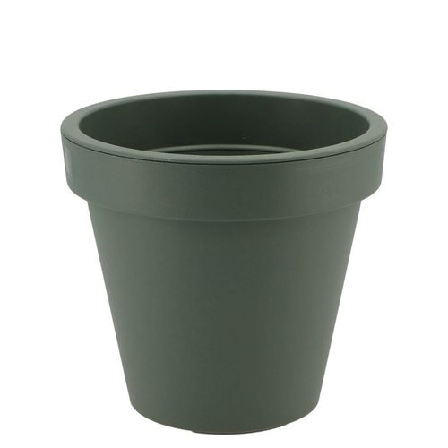 Kunststoff Übertopf grün D25cm