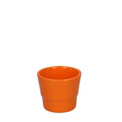 Keramik Übertopf Basic orange D07cm H06cm
