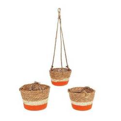 Korb Hang Makka orange 3/Set D18cm H13cm