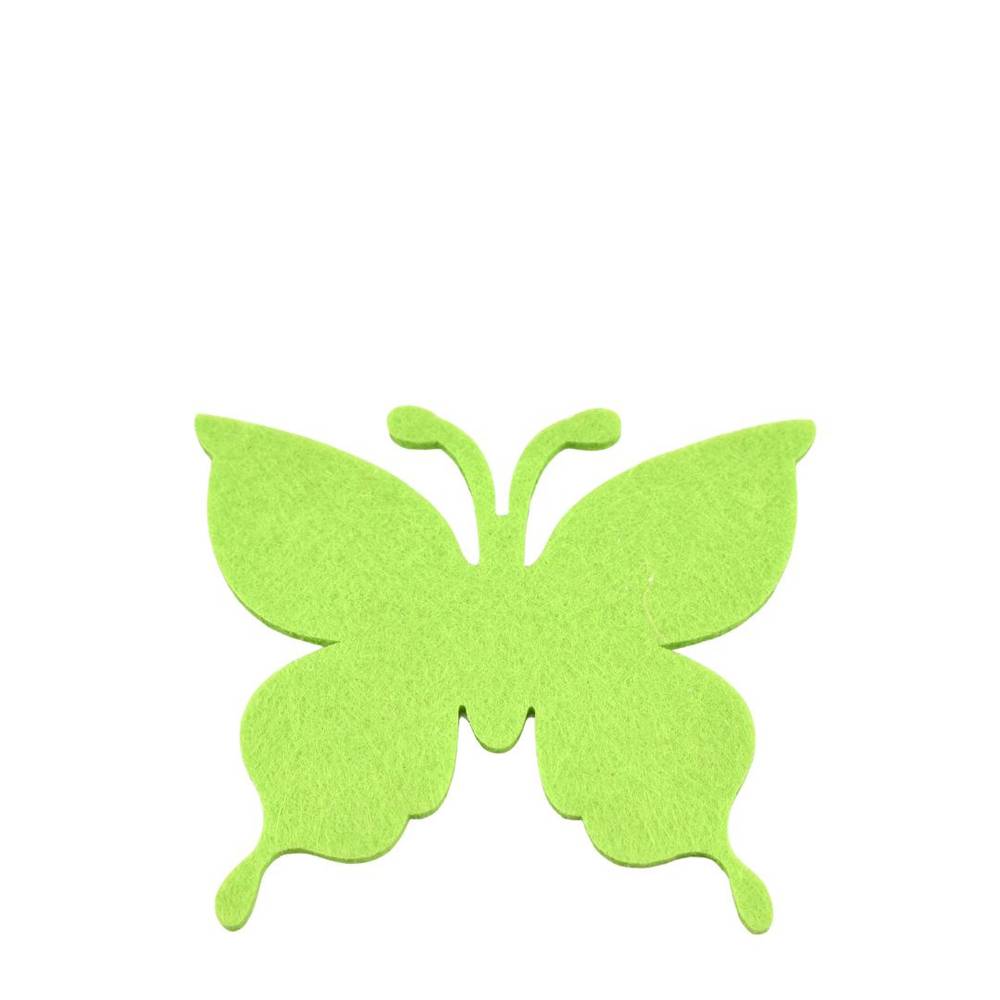 Sticker Schmetterling Filz grün 08cm x24