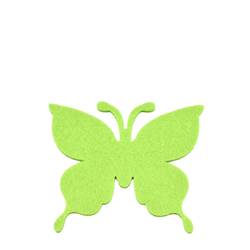 Sticker Schmetterling Filz grün 08cm x24
