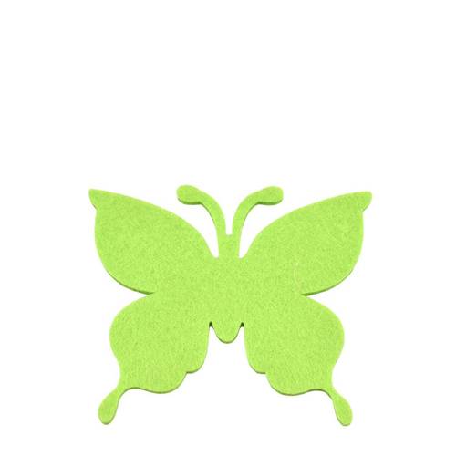 Sticker Schmetterling Filz grün 08cm x24