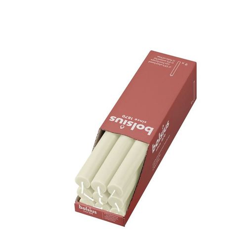 Tischkerze rustik creme d2.3x27cm