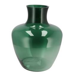 Glas Vase Filou dunkel grün D30cm H36cm