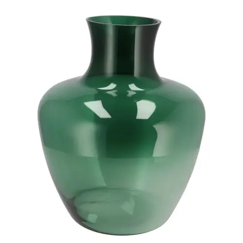 Glas Vase Filou dunkel grün D30cm H36cm