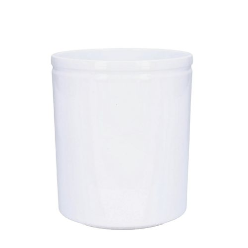 Keramik Orchidee Übertopf Luc weiss D13cm H15cm
