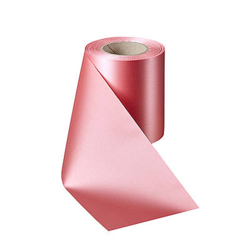 Kranzband Satin Soft rosa 75mm 25m