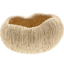 Keramik Übertopf Koralle creme D33cm H19.5cm