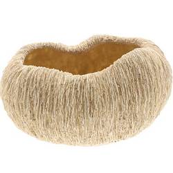 Keramik Übertopf Koralle creme D33cm H19.5cm