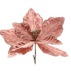 Klammer Poinsettia rosa D23cm H20cm