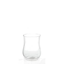 Glas Windlicht Rosy D09cm H12.5cm