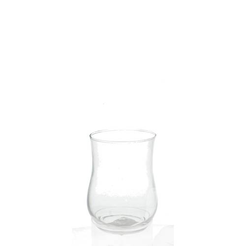 Glas Windlicht Rosy D09cm H12.5cm