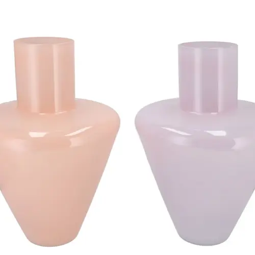 Glas Vase Beau rosa mix 29x29x40cm